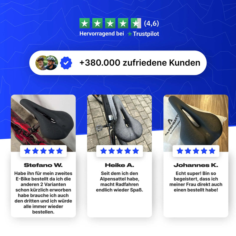 Alpensattel 3.0 Race+ - Alpensattel.de