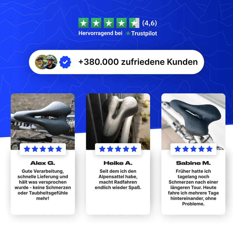 Alpensattel 3.0 Sport+ - Alpensattel.de