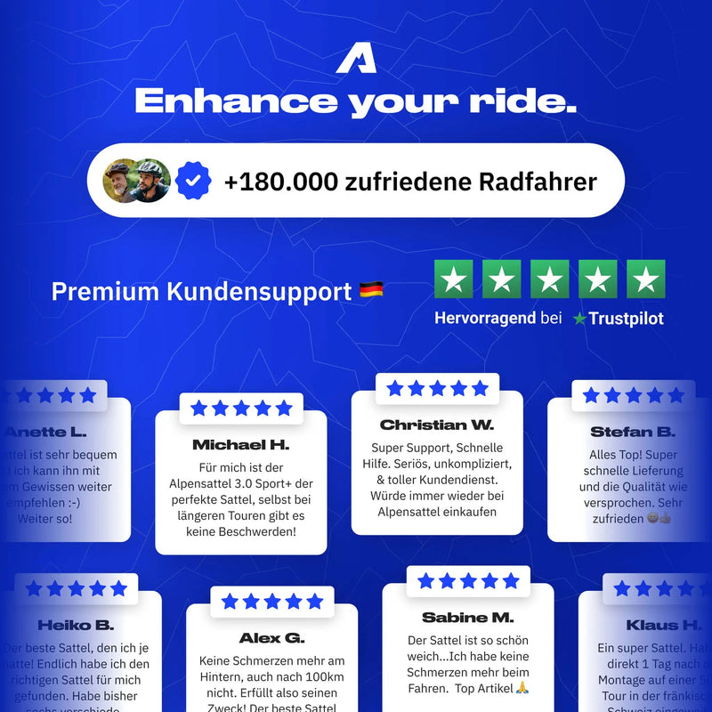 Fahrrad Schlauchschal - Alpensattel.de