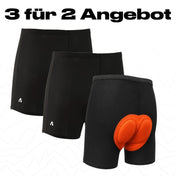 3er Set Gepolsterte Radunterwäsche - Alpensattel.de
