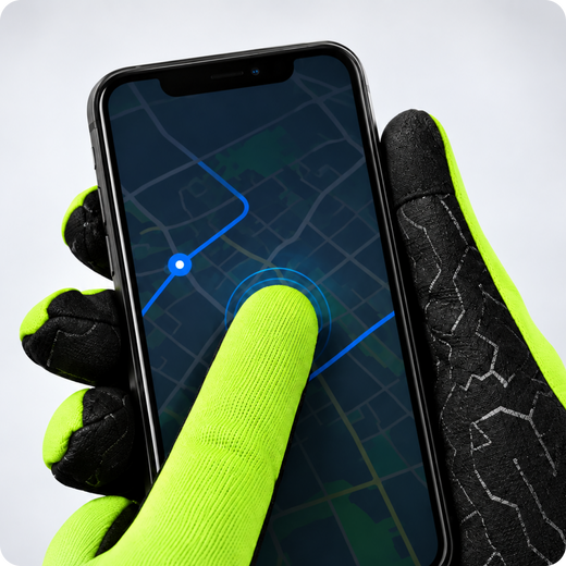 Touchscreen. Ohne Ausziehen.