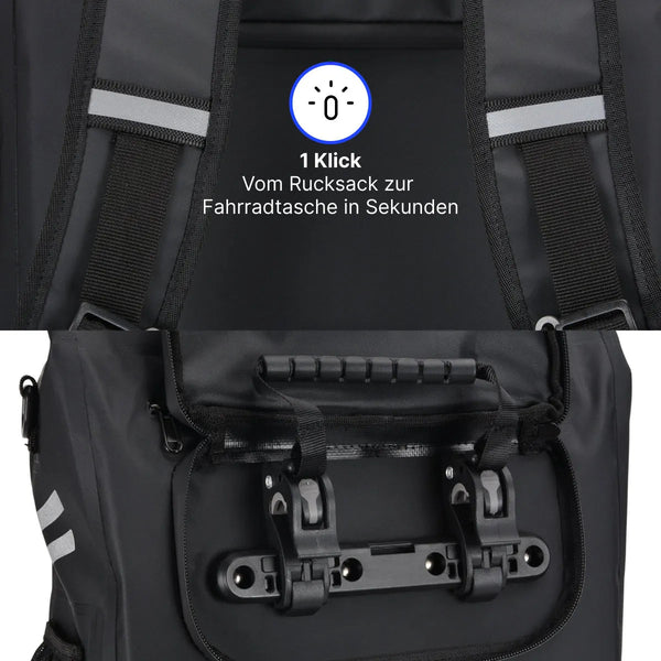 Alpensattel 3 in 1 Fahrradtasche - Alpensattel.de