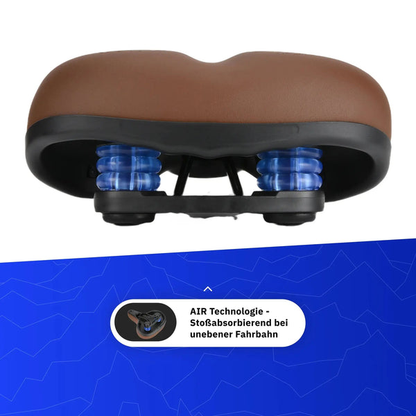 Alpensattel 3.0 Komfort+ Braun - Alpensattel.de