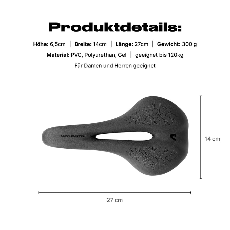 Alpensattel 3.0 Race+ - Alpensattel.de