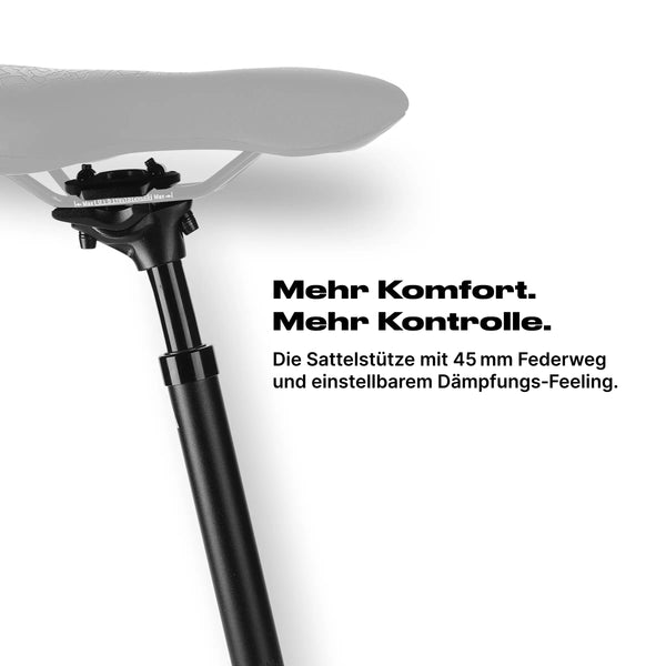 Alpensattel gefederte Sattelstütze - Alpensattel.de