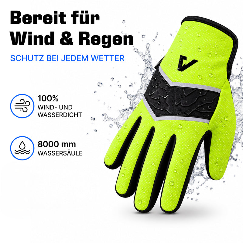 PolarTherm 2.0 in Gelb: 100 % wind- und wasserdicht mit 8.000 mm Wassersäule