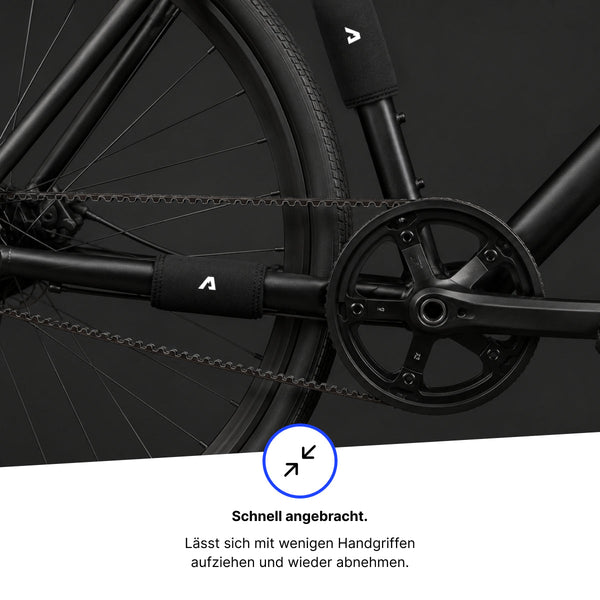 Alpensattel Rahmen und Pedal Transportschutz - Alpensattel.de
