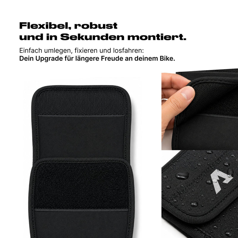 Alpensattel Rahmen und Pedal Transportschutz - Alpensattel.de