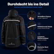 Alpensattel Rainshield - Wasserdichte Regenjacke - Alpensattel.de