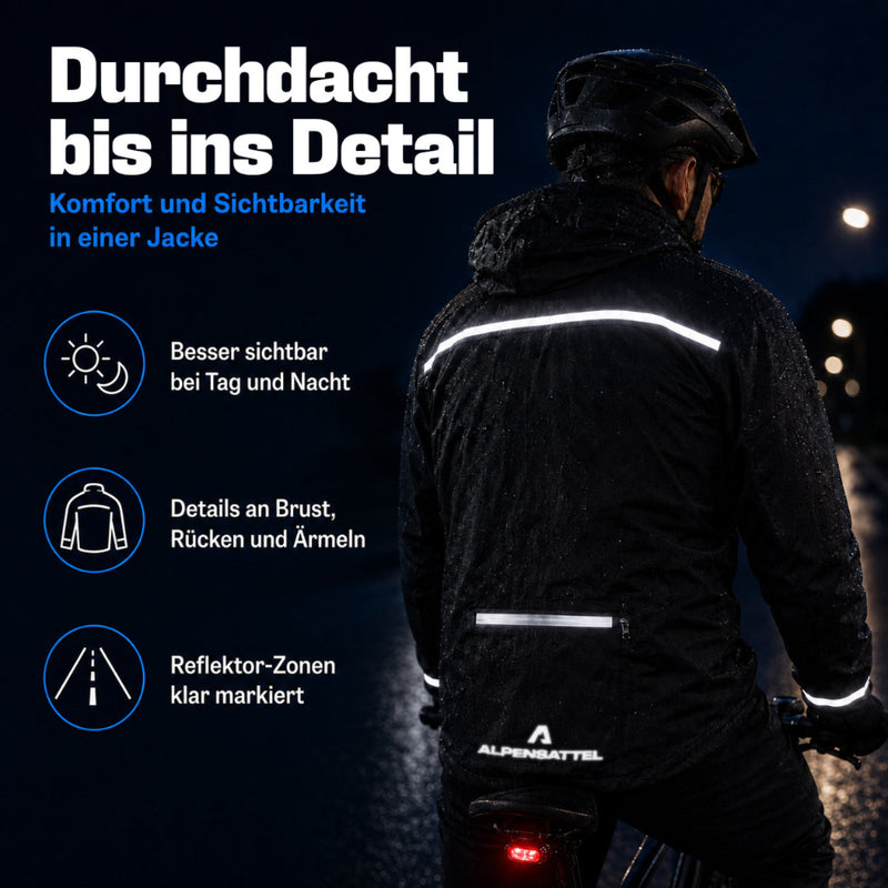 Alpensattel Rainshield - Wasserdichte Regenjacke