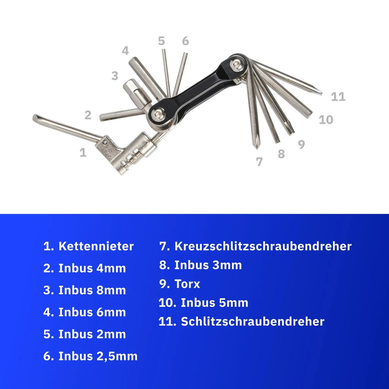Outil multifonction 11 en 1