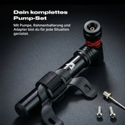 Fahrrad Mini-Pumpe - Alpensattel.de