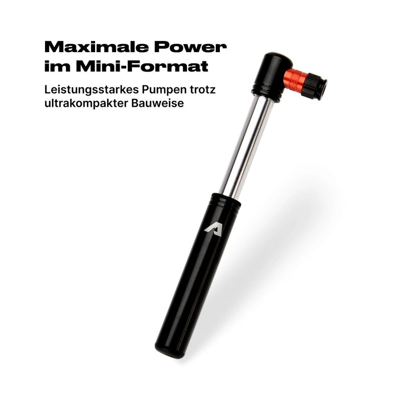 Fahrrad Mini-Pumpe - Alpensattel.de