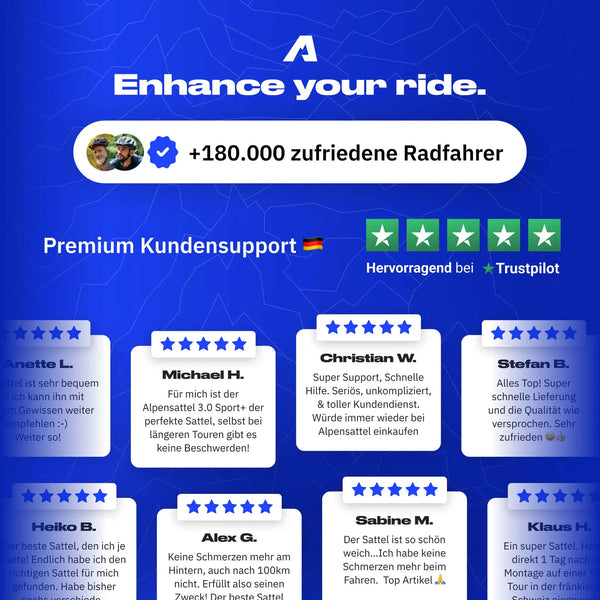Fahrrad Schlauchschal - Alpensattel.de
