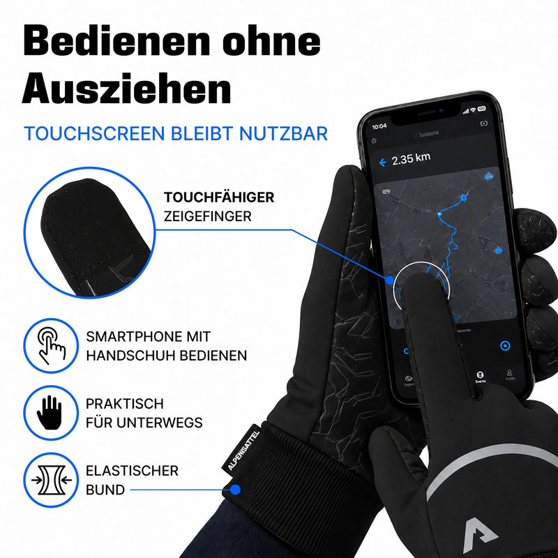 Premium Thermo Fahrrad Handschuhe 3.0 - Alpensattel.de